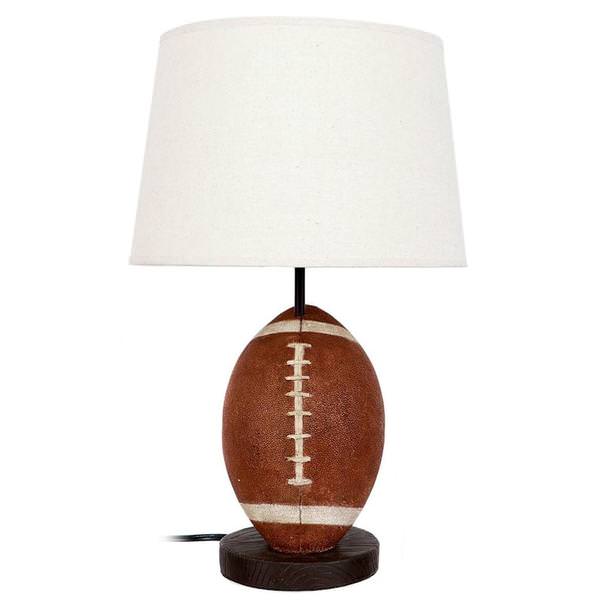 1 Light 18.5" Football Lamp with Shade